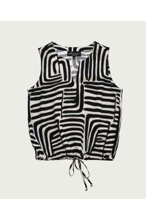 Elvira Casuals Elvira Casuals top abby e2 26-062 Tops en Singlets 940 african zebra