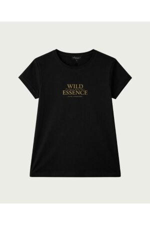 Elvira Casuals Elvira Casuals t-shirt wild essence e2 26-065 T-shirt Korte mouw 4 black