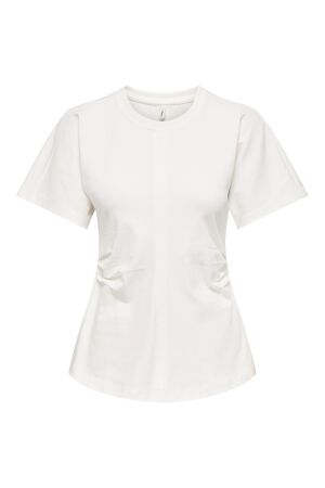 Only Only onlmarie s/s ruching top jrs noos T-shirts cloud dancer