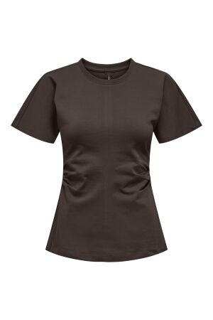 Only Only onlmarie s/s ruching top jrs noos T-shirts seal brown