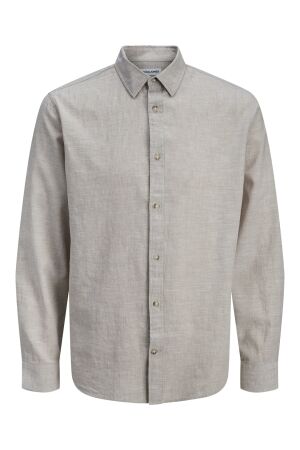 Jack & Jones Jack & Jones jjesummer linen blend shirt l/s sn Overhemd string