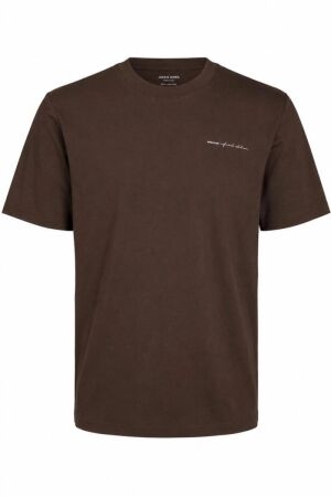 Jack & Jones Jack & Jones jprblaowen ss branding tee sn 12292397 Print T-shirts 5053158 bitter chocolate