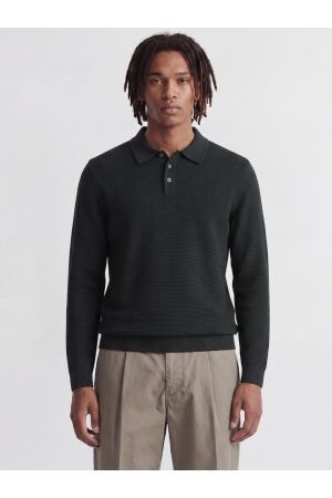 Jack & Jones Jack & Jones jprbluriley knit polo ls 12299904 Poloshirts 5063487 scarab twist