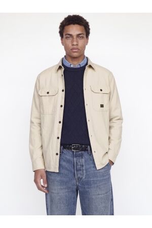 Jack & Jones Jack & Jones jprbluivy solid l/s overshirt sn 12303624 Overhemd 5077466 plaza taupe