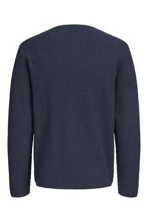 Jack & Jones Jack & Jones jprblumason knit crew neck sn 12304253 Trui 5098986 dark navy twist