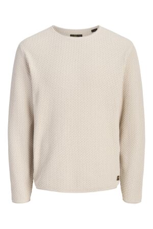 Jack & Jones Jack & Jones jprblumason knit crew neck sn 12304253 Trui 5098984 silver lining