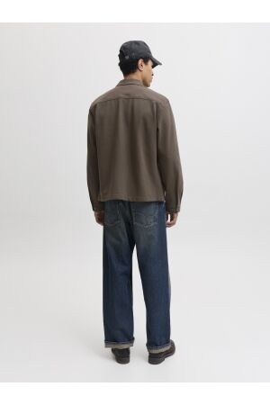 Jack & Jones Jack & Jones jprblajames neo sweat overshirt smu 12305421 Overshirt 5179558 turkish coffee