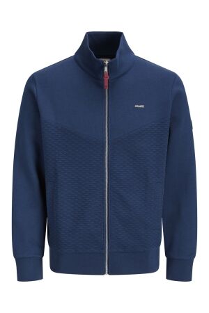 Jack & Jones Jack & Jones jprblufrankie sweat zip high neck smu 12275675 Vest 5187636 insignia blue