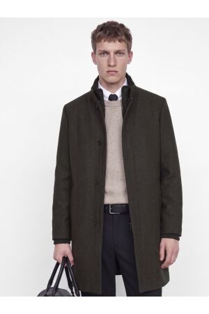 Jack & Jones Jack & Jones jjemelton wool blend coat aw26 sn 12299724 Winterjassen 5139776 chocolate torte