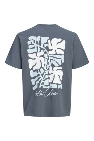 Jack & Jones Jack & Jones jcoabstract flower back print tee ss smu 12311589 Print T-shirts 5178646 turbulence