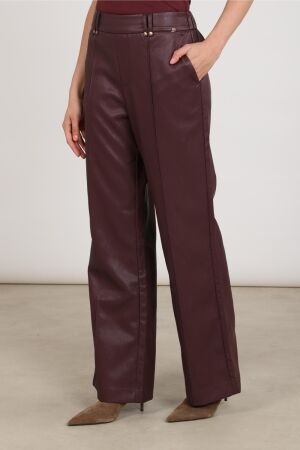 Nukus Nukus jill pants pu nkf09061 Broek 333 cherry
