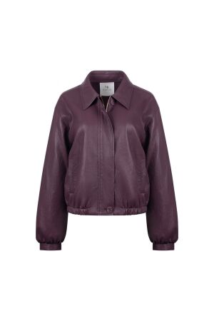 Nukus Nukus dominique jacket pu nkf13103 Jackets 333 cherry