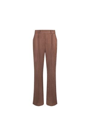 Nukus Nukus jill pants suedine nkf09121 Broek 60 taupe