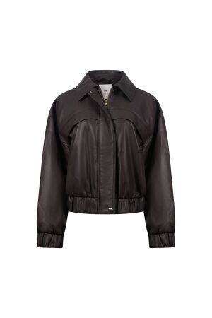 Nukus Nukus delila jacket pu nkf13132 Jackets 334 chocolate