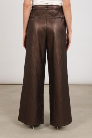 Nukus Nukus bodine pants pu nkf09104 Broek 334 chocolate