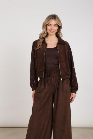 Nukus Nukus daisy bomber suede nkf13145 Jackets 334 chocolate 334 chocolate Nukus Nukus daisy bomber suede nkf13145 Jackets 334 chocolate 334 chocolate
