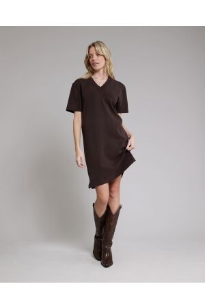 Pink Noir Pink Noir inese dress pn22243300 Jurk 206 ganache