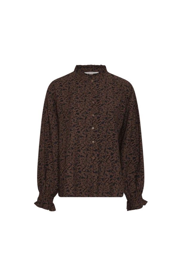 MSCH Copenhagen MSCHMichella Shirt AOP 20093 hot fudge flwr