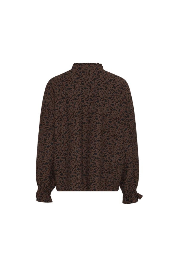 MSCH Copenhagen MSCHMichella Shirt AOP 20093 hot fudge flwr