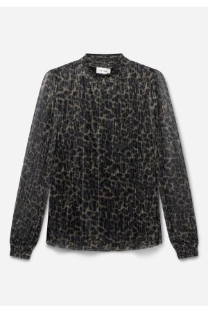 Aaiko Aaiko tory animal pes 554 T-shirt Lange mouw 190617 teak green