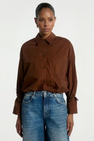 Aaiko Aaiko mikkie strass co 518 Blouse 191227 sorrel horse 191227 SORREL HORSE Aaiko Aaiko mikkie strass co 518 Blouse 191227 sorrel horse 191227 SORREL HORSE
