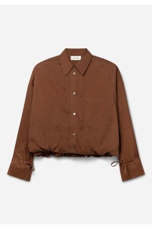 Aaiko Aaiko mikkie strass co 518 Blouse 191227 sorrel horse