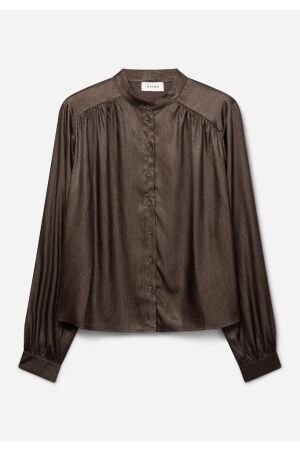Aaiko Aaiko liv pes 516 Blouse 191012 dark mocha