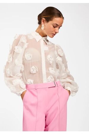 Aaiko Aaiko lien 3d pes 518 Blouse les blancs