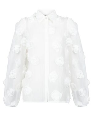 Aaiko Aaiko lien 3d pes 518 Blouse les blancs