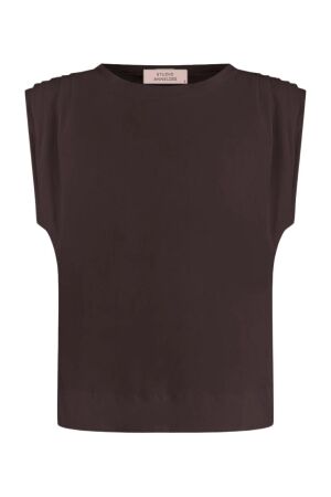 Studio Anneloes Studio Anneloes leona top 91541 Tops en Singlets 8700 espresso