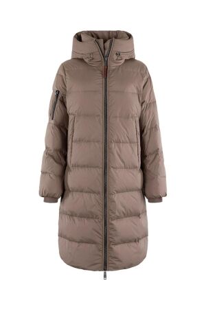 Moscow Moscow 21-08-missy Winterjassen 460-1 taupe solid