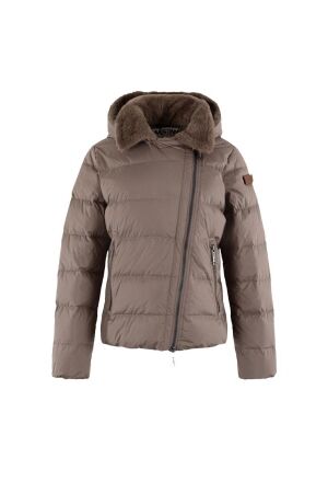 Moscow Moscow 21-08-spencer Winterjassen 460-1 taupe solid