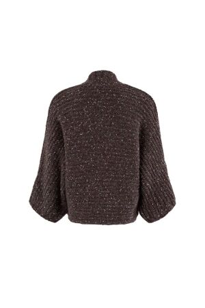 Moscow Moscow 24-11-evi-1 Vest 404-2 chocolat dessin