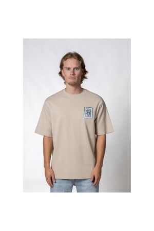 Wrong Friends Wrong Friends vienna t-shirt wf1350 Print T-shirts sand