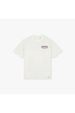 Croyez Homme Croyez Homme athletics t-shirt cra40026005 Print T-shirts 40003 cream