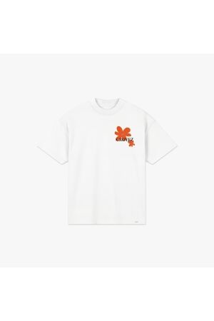 Croyez Homme Croyez Homme botanique t-shirt cra80026009 Print T-shirts 40027 white/orange