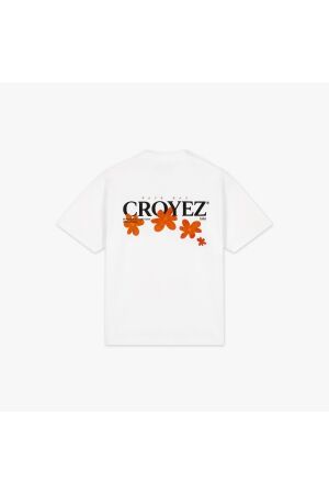 Croyez Homme Croyez Homme botanique t-shirt cra80026009 Print T-shirts 40027 white/orange