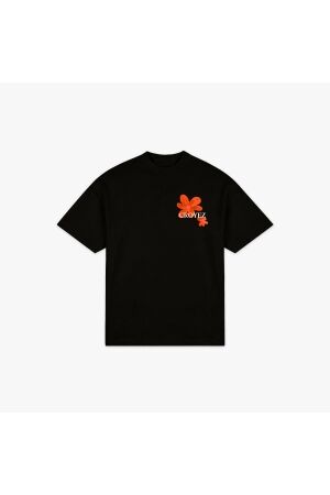Croyez Homme Croyez Homme botanique t-shirt cra80026009 Print T-shirts 49020 black/orange
