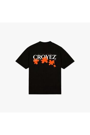 Croyez Homme Croyez Homme botanique t-shirt cra80026009 Print T-shirts 49020 black/orange