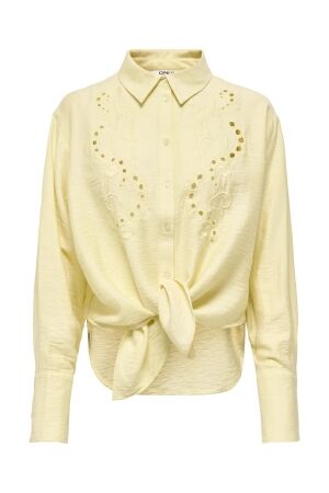 Only Only onlbirona lino l/s tie shirt wvn sud Blouse sunlight