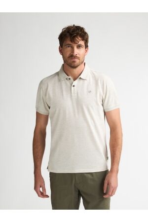 Petrol Petrol polo short sleeve m-1060-pol913 Poloshirts 0009 antique white melee