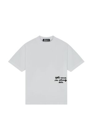 Malelions Malelions already late t-shirt mma50026031 Print T-shirts 40001 white
