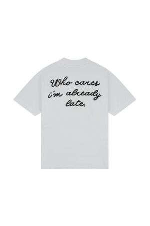 Malelions Malelions already late t-shirt mma50026031 Print T-shirts 40001 white