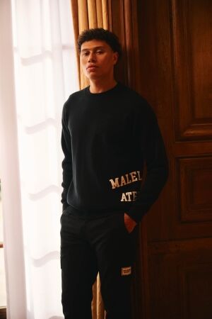Malelions Malelions knitted atelier sweater mmb50026013 Sweater 49001 black