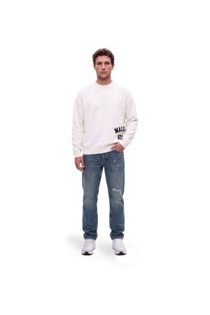 Malelions Malelions knitted atelier sweater mmb50026013 Sweater 40002 off-white