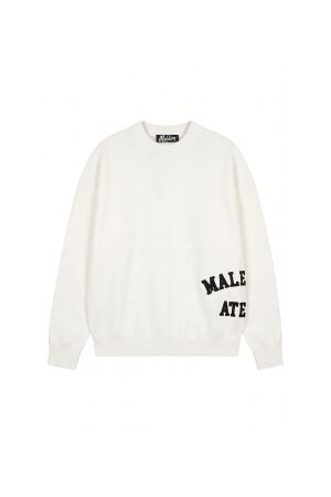 Malelions Malelions knitted atelier sweater mmb50026013 Sweater 40002 off-white