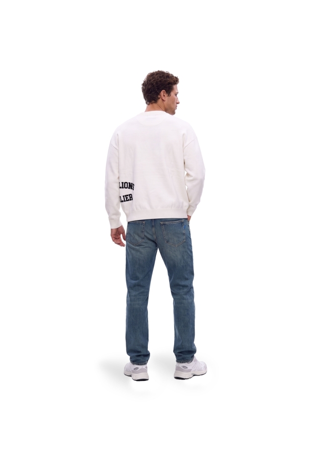 Malelions Knitted Atelier Sweater MMB50026013 40002 off-white