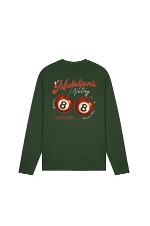 Malelions Malelions victory taste longsleeve t-shirt mmb50026033 Longsleeves 43023 racing green