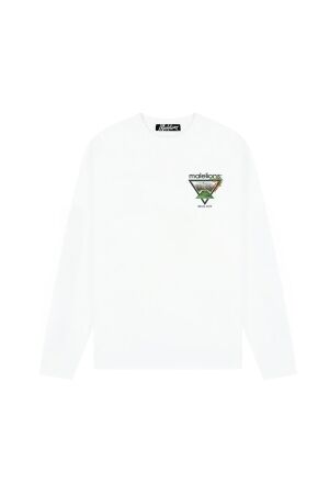 Malelions Malelions athletic garden longsleeve t-shirt mma50026046 Longsleeves 40001 white