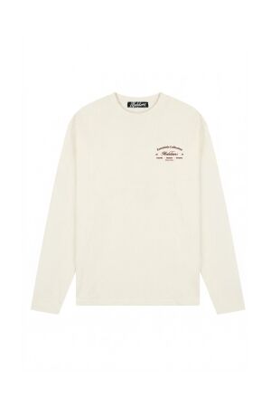 Malelions Malelions marina longsleeve t-shirt mma50026050 Longsleeves 40002 off-white